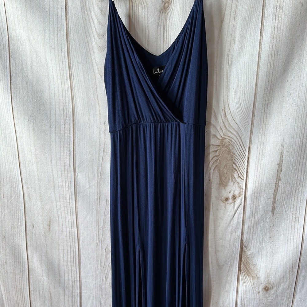 Lulu’s Navy Blue Dress Size Large - Picture 10 of 17